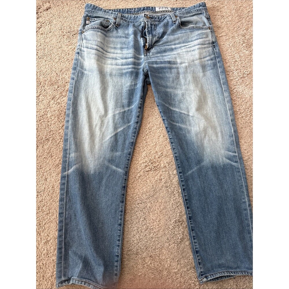 AG Adriano Goldschmied The Graduate  Denim Jeans Men 40x28 Grunge Y2K Baggy